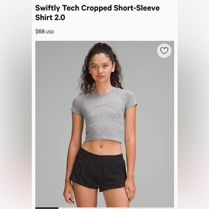 Lululemon cropped swiftly